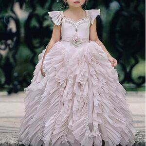 Dollcake Sugar Ruffle Frothy Frock Dress Size 4